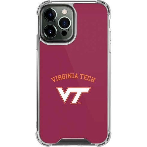 Virginia Tech VT iPhone 13 Pro Max Clear Case